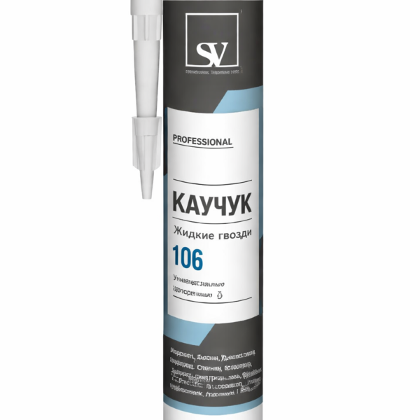Жидкие гвозди SV PROFESSIONAL КАУЧУК 106,универсальные прозрачные,280 мл
