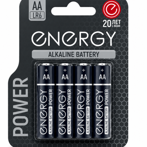 Батарейка АА ENERGY ALKALINE PRO LR6/4S (4шт)