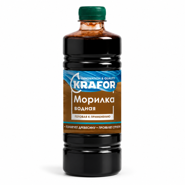 Морилка водная клён 0,5л KRAFOR